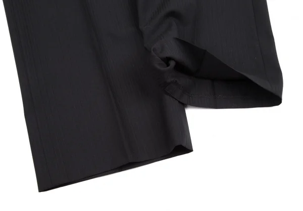 バーバリー ブラックレーベルBURBERRY BLACK LABEL  ウールストライプ織りテーパードパンツ 濃紺42L K-121193_006