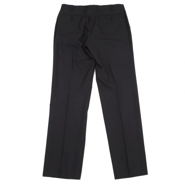 バーバリー ブラックレーベルBURBERRY BLACK LABEL  ウールストライプ織りテーパードパンツ 濃紺42L K-121193_007