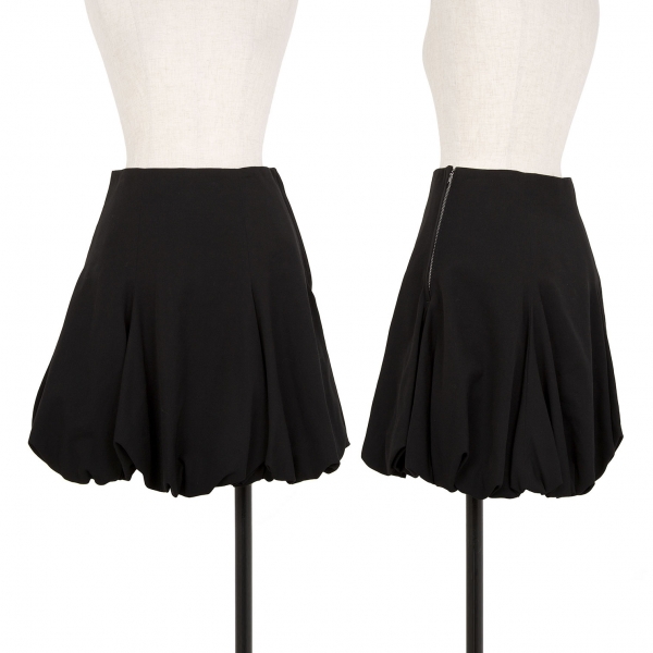 リミフゥLIMI feu ウールギャババルーンスカート 黒XS | DCブランド  