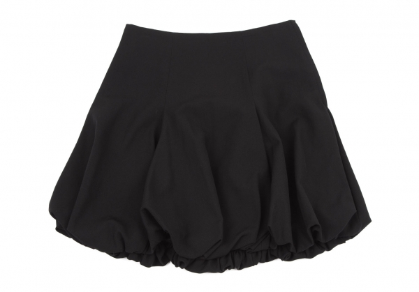 リミフゥLIMI feu ウールギャババルーンスカート 黒XS | DCブランド  