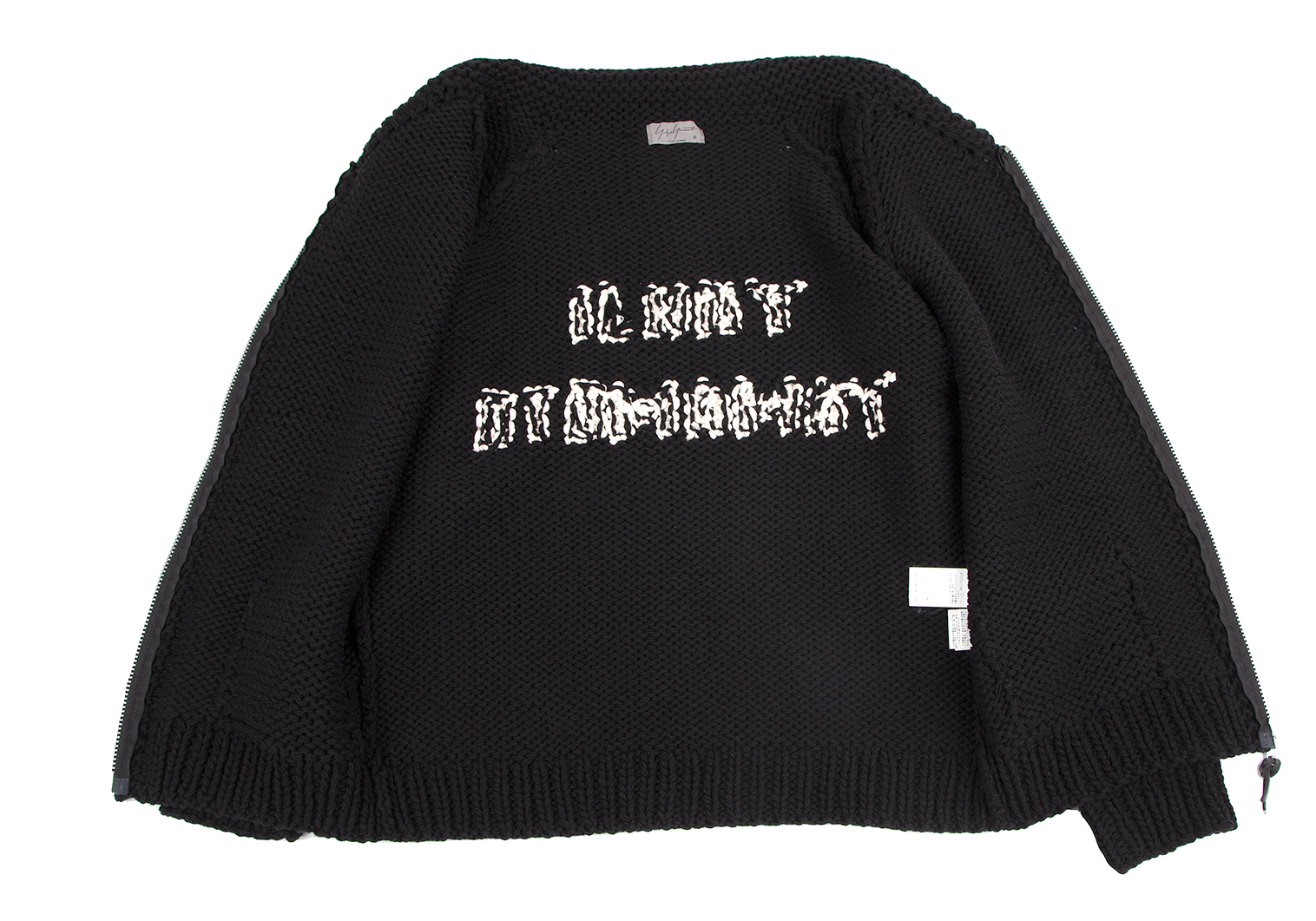 ヨウジヤマモト プールオムYohji Yamamoto POUR HOMME ロゴフリンジ 