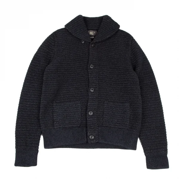 RRL Hand Knit Cardigan Navy L K-121376_001