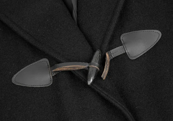 コムデギャルソン オムプリュスCOMME des GARCONS HOMME PLUS メルトンダッフルコート 黒M K-121407_005