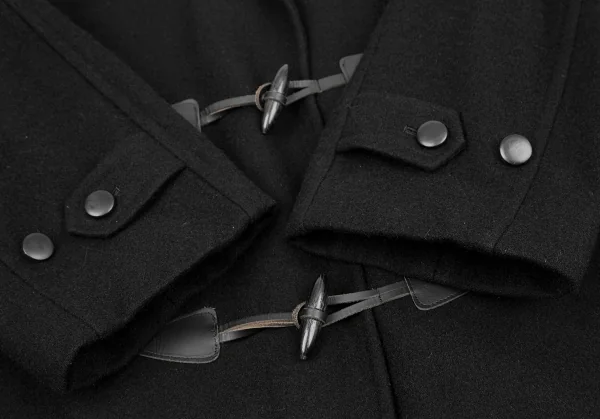 コムデギャルソン オムプリュスCOMME des GARCONS HOMME PLUS メルトンダッフルコート 黒M K-121407_007