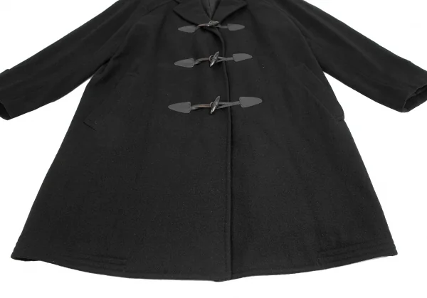 コムデギャルソン オムプリュスCOMME des GARCONS HOMME PLUS メルトンダッフルコート 黒M K-121407_009