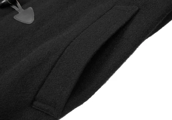 コムデギャルソン オムプリュスCOMME des GARCONS HOMME PLUS メルトンダッフルコート 黒M K-121407_010