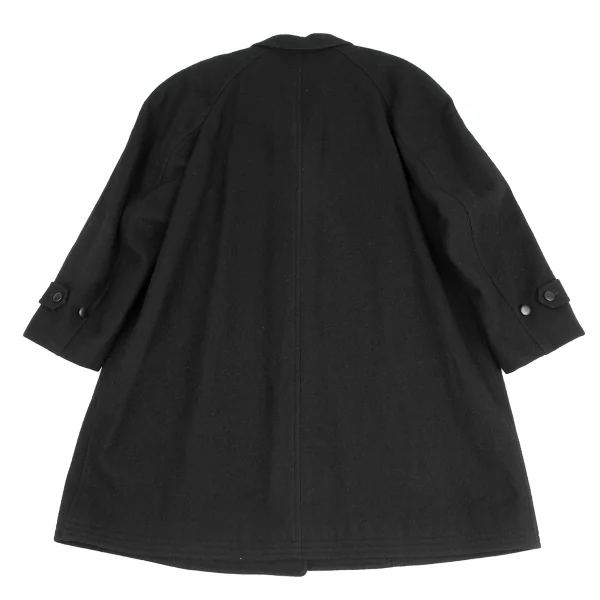 コムデギャルソン オムプリュスCOMME des GARCONS HOMME PLUS メルトンダッフルコート 黒M K-121407_017