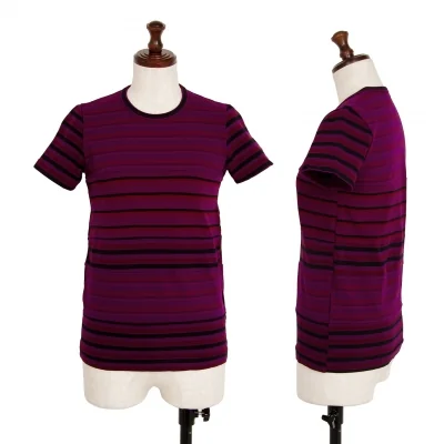 tricot COMME des GARCONS Stripe Switching T-Shirt