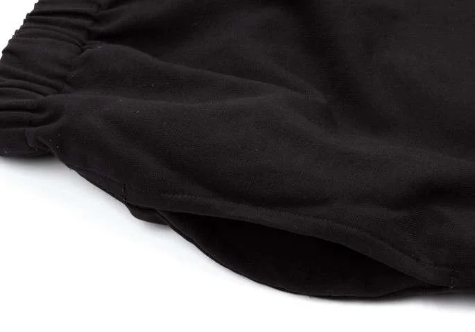 コムデギャルソンCOMME des GARCONS 製品染め裾絞りパンツ 黒S (K-8720)
