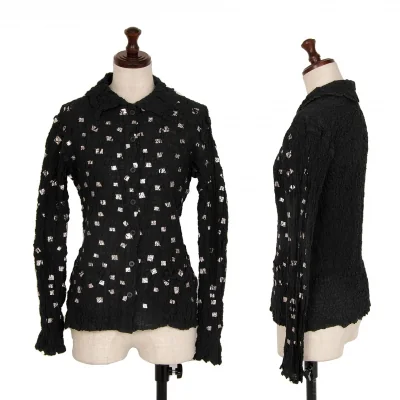 ISSEY MIYAKE me Foil Printed Wrinkle Shirt