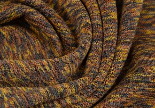 ミッソーニMISSONI ウールアクリルハイネックニットソー 茶黄46 K-121564_008