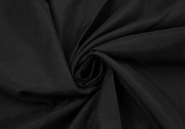 イッセイミヤケISSEY MIYAKEキュプラコットンマオカラーシャツ 黒M K-121585_015