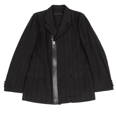 COMME des GARCONS HOMME Striped Woven Jacket