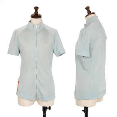 PRADA SPORT Nylon Zip Mesh Shit