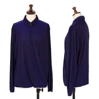 ISSEY MIYAKE PERMANENTE Stretch Cachecoeur Blouse