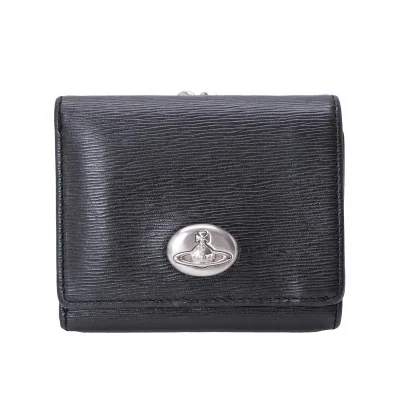 Vivienne Westwood Clasp Coin Pocket Tri-fold Wallet