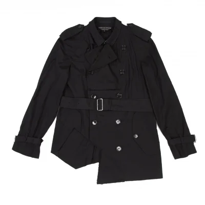 COMME des GARCONS HOMME PLUS Cutting Design Trench Coat