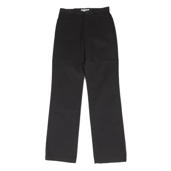 ISSEY MIYAKE Cotton Stretched Pants Black M K-121660_001