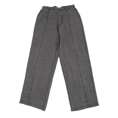 ISSEY MIYAKE Cotton Nylon See-through Wide Pants