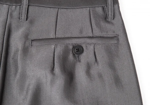 ISSEY MIYAKE Nylon Blended Shiny Pants K-121670_010