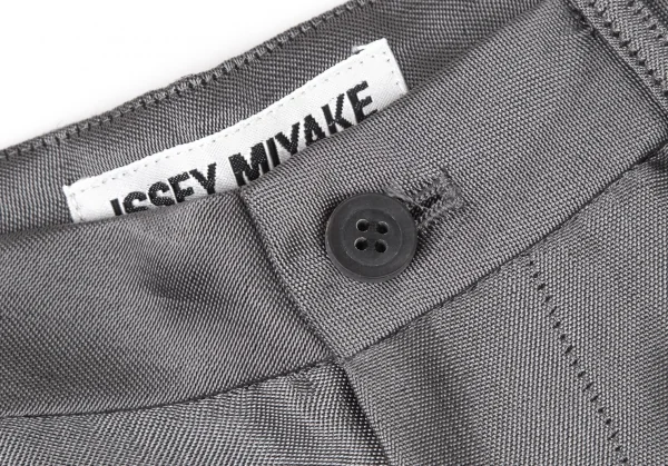 ISSEY MIYAKE Nylon Blended Shiny Pants K-121670_003