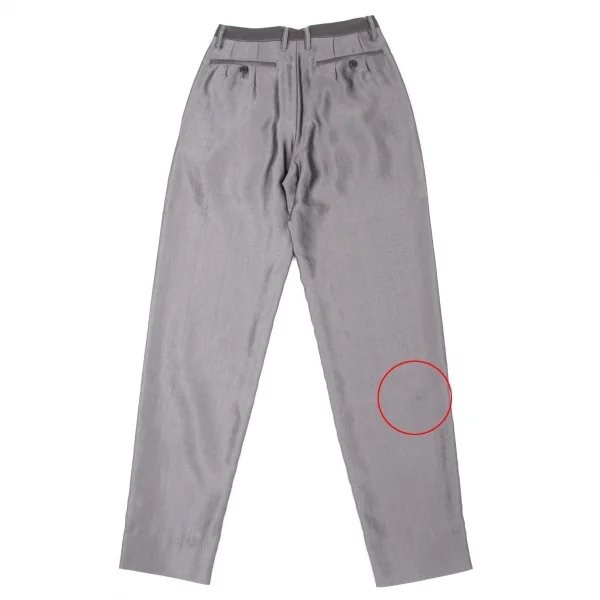 ISSEY MIYAKE Nylon Blended Shiny Pants K-121670_008
