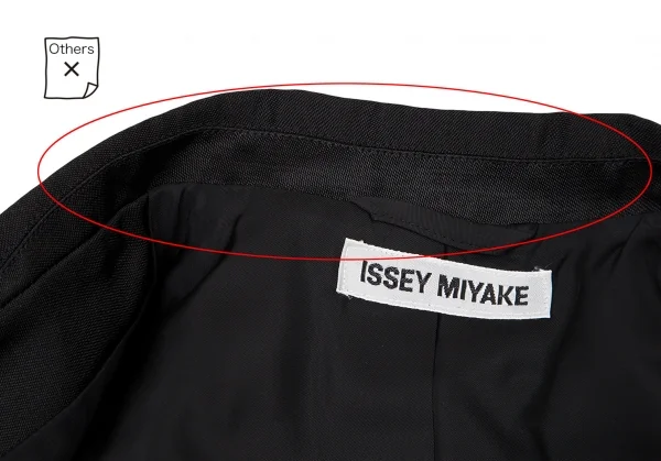 イッセイミヤケISSEY MIYAKEナイロン混紡シャイニーセットアップスーツ 黒M K-121674_011