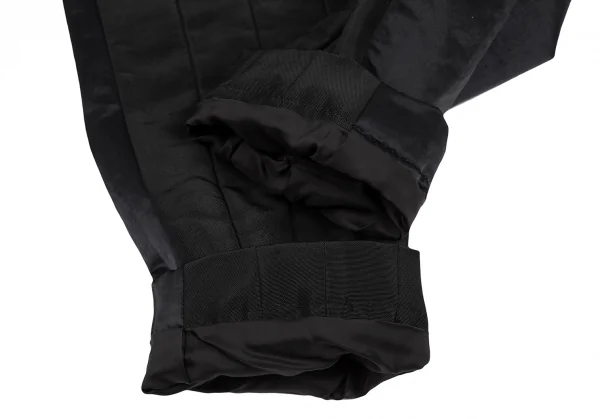 イッセイミヤケISSEY MIYAKE 異素材切替中綿セットアップスーツ L M 黒L, M K-121677_017