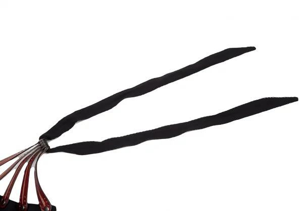 ジャンポールゴルチエ ファムJean Paul GAULTIER FEMME レザーパーツホルターネックトップス 黒40 K-121700_004