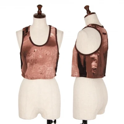Jean-Paul GAULTIER FEMME Graphic Printed Short Tank Top