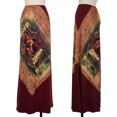 Jean-Paul GAULTIER FEMME Tattoo Artist Printed Skirt