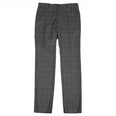 GIORGIO ARMANI SOHO Wool Check Pants