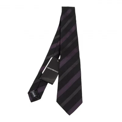 EMPORIO ARMANI Wool Silk Regimental Tie