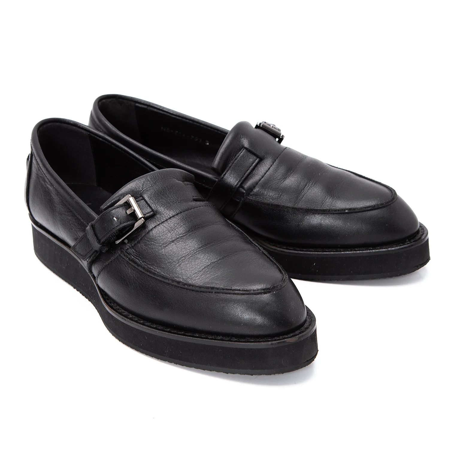 【送料込】 ヨウジヤマモト ノアールYohji ベルテッドレザー NOIR Yamamoto 靴