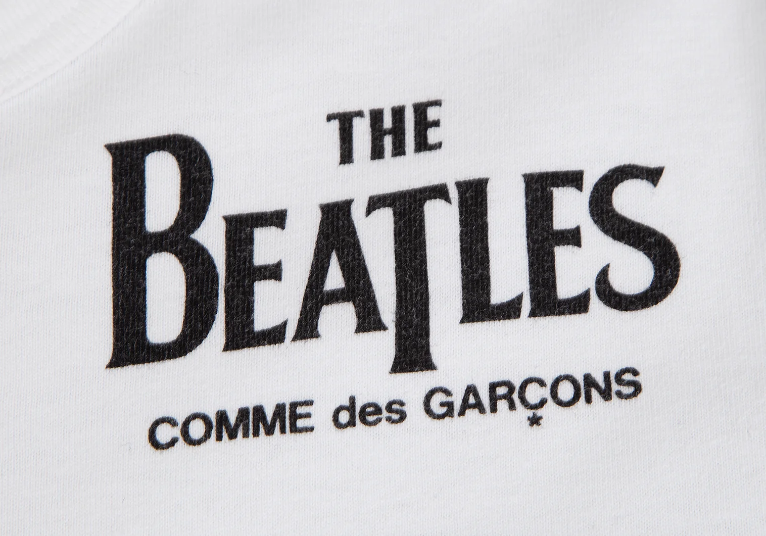 COMME des GARCONS Beatles Tシャツ ユニセックス Comme des Garcons x Beatles Collaboration Short Sleeve T