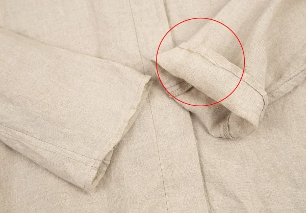 マックスアンドコーMAX&Co リネンフライフロントシャツ ベージュ40 K-121841_007