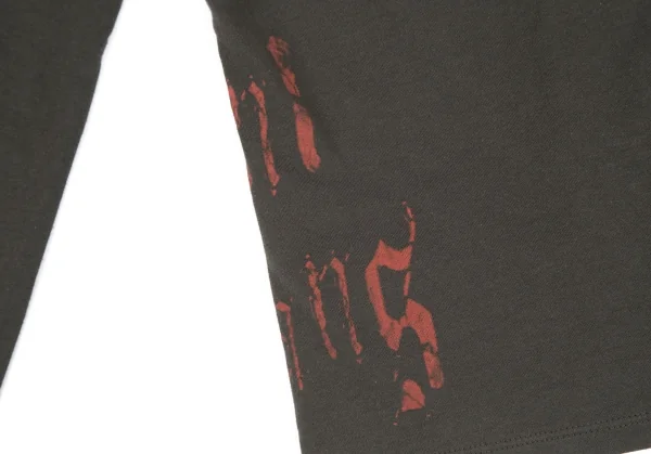 アルマーニジーンズARMANI JEANS サイドロゴプリントステッチデザインカットソー カーキ38 K-121845_012