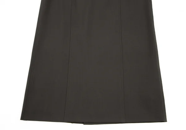 エンポリオ アルマーニEMPORIO ARMANI バックギャザーデザインセットアップスーツ カーキブラウン42・40 K-121852_013