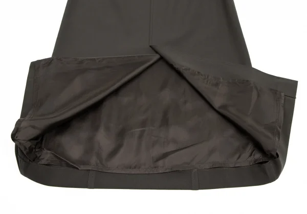 エンポリオ アルマーニEMPORIO ARMANI バックギャザーデザインセットアップスーツ カーキブラウン42・40 K-121852_016