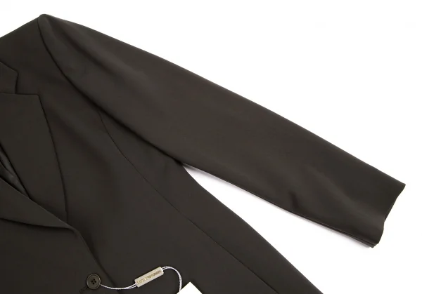 エンポリオ アルマーニEMPORIO ARMANI バックギャザーデザインセットアップスーツ カーキブラウン42・40 K-121852_005