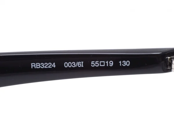 レイバンRay-Ban RB3224 003/6I グラデーションミラーレンズサングラス シルバー黒55□19 130 K-121866_011