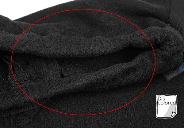 レギュレーション ヨウジヤマモトREGULATION yohji yamamoto 裏起毛スウェットサルエルパンツ 黒2 K-121882_006
