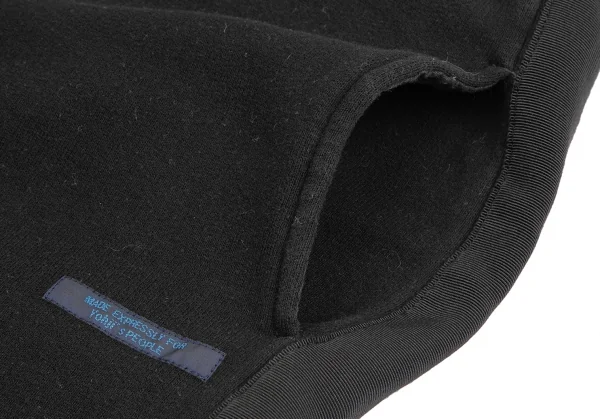 レギュレーション ヨウジヤマモトREGULATION yohji yamamoto 裏起毛スウェットサルエルパンツ 黒2 K-121882_007