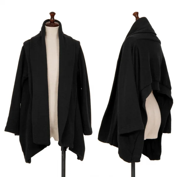 レギュレーション ヨウジヤマモトREGULATION yohji yamamoto 裏起毛スウェット変形セットアップ 黒2 K-121883_002