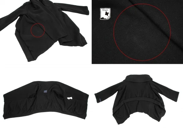 レギュレーション ヨウジヤマモトREGULATION yohji yamamoto 裏起毛スウェット変形セットアップ 黒2 K-121883_005