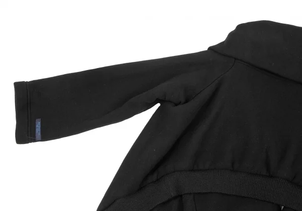 レギュレーション ヨウジヤマモトREGULATION yohji yamamoto 裏起毛スウェット変形セットアップ 黒2 K-121883_007