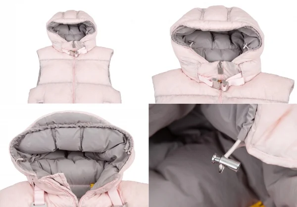 モンクレールジーニアス アリクスMoncler GENIUS 6 1017 ALYX 9SM フーデッドダウンベスト ピンク2 K-121911_003