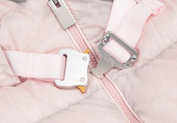 モンクレールジーニアス アリクスMoncler GENIUS 6 1017 ALYX 9SM フーデッドダウンベスト ピンク2 K-121911_005