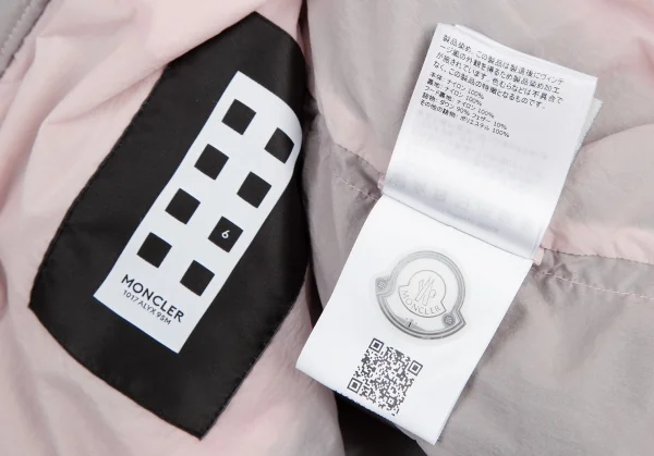 モンクレールジーニアス アリクスMoncler GENIUS 6 1017 ALYX 9SM フーデッドダウンベスト ピンク2 K-121911_017