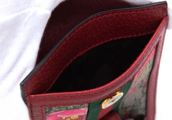 グッチGUCCI 598665 ティアン チェーンストラップモバイルケース 赤 K-121914_014